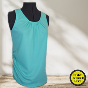 Tank Top - Gathered Centre Front